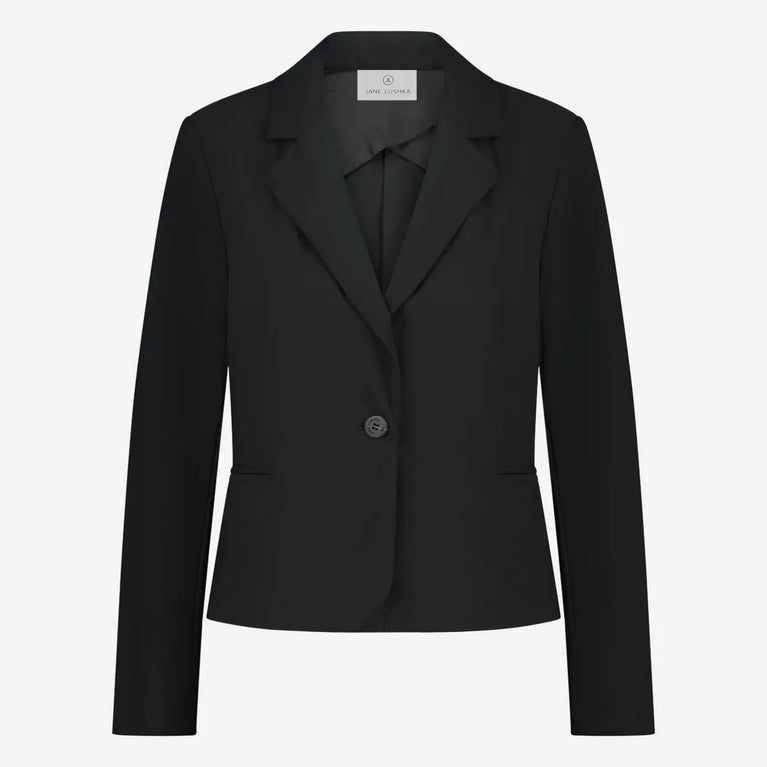 Jane Lushka Atina Blazer Technical Jersey Black
