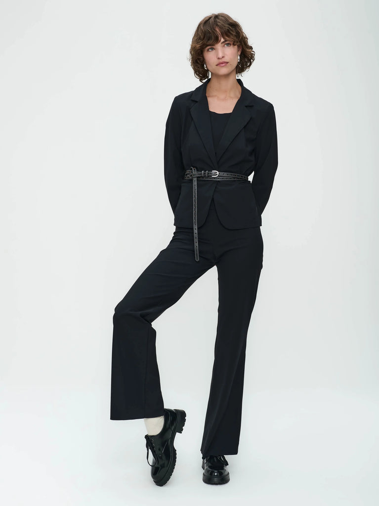 jane lushka Atina Blazer Technical Jersey Black