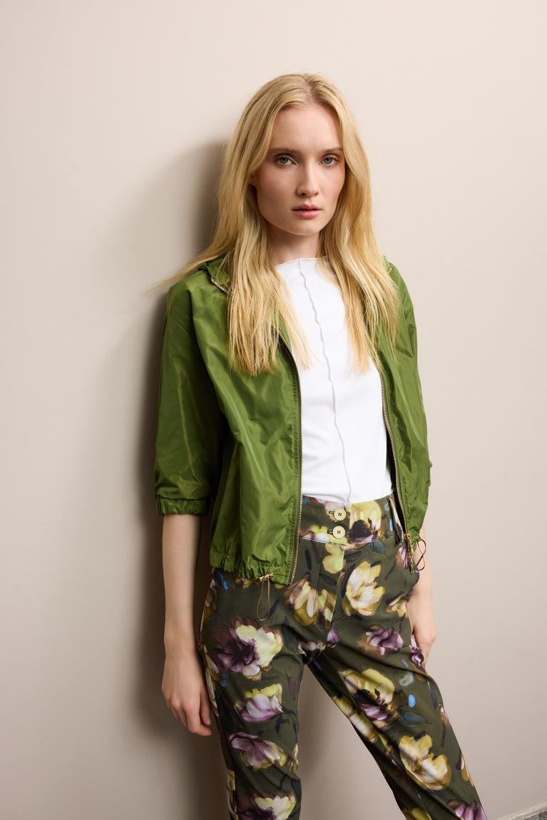 Jane Lushka Betulla Taffeta Jacket Green