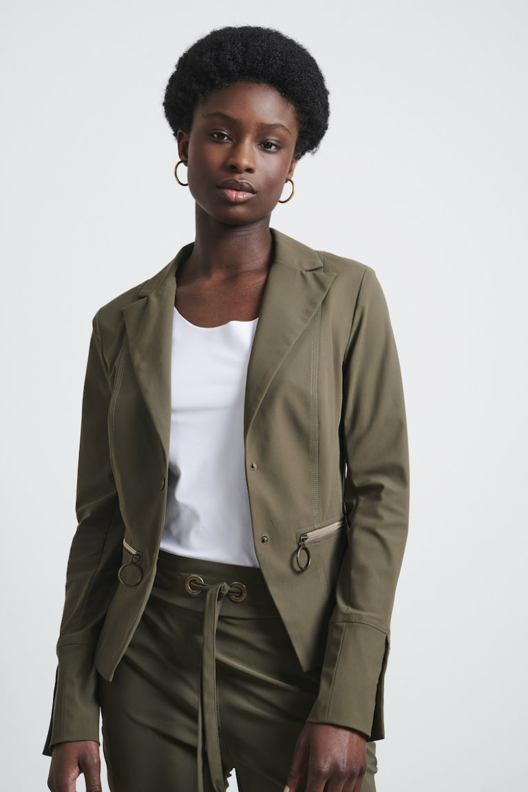 jane lushka Blazer Milano Technical Jersey Army