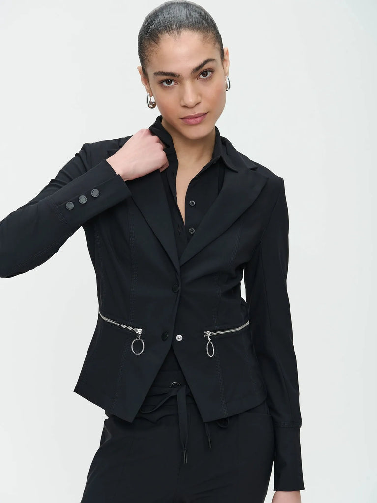 Jane Lushka Blazer Milano Technical Jersey Black