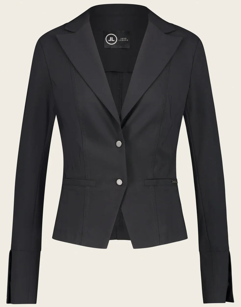 Jane Lushka Blazer Sofia Technical Jersey Black