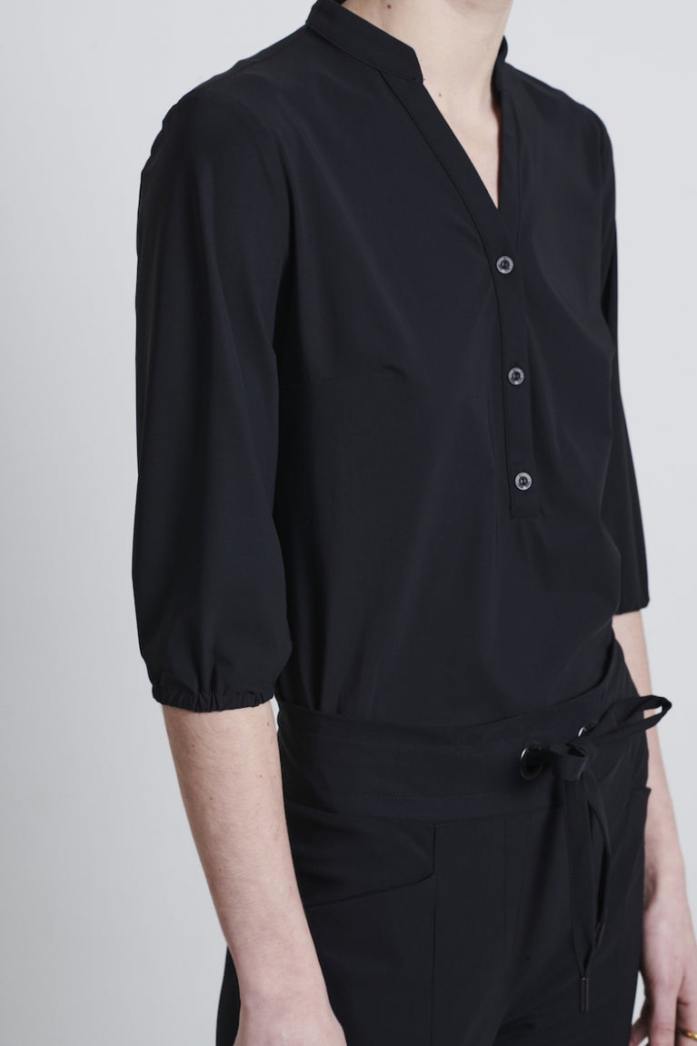 Jane Lushka Blouse Bella Technical Jersey Black