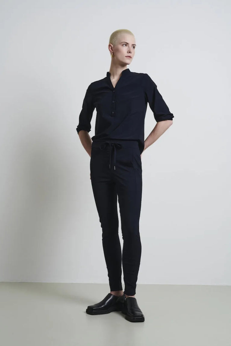 Jane Lushka Blouse Bella Technical Jersey Blue