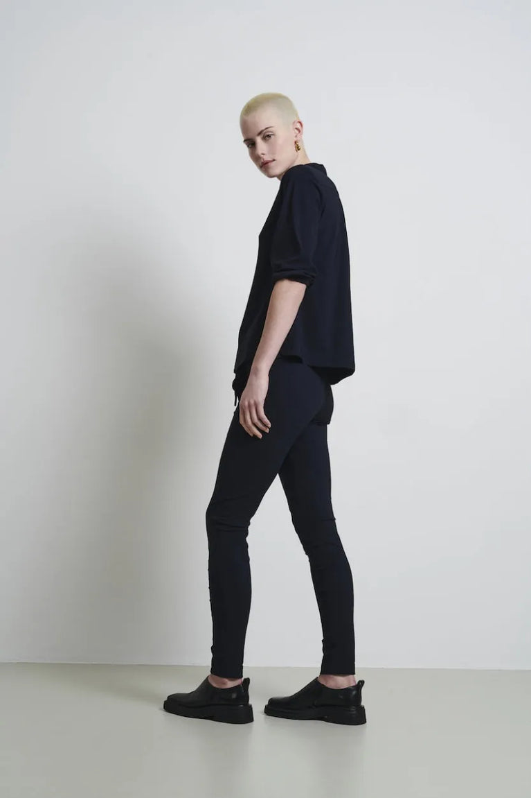 Jane Lushka Blouse Bella Technical Jersey Blue