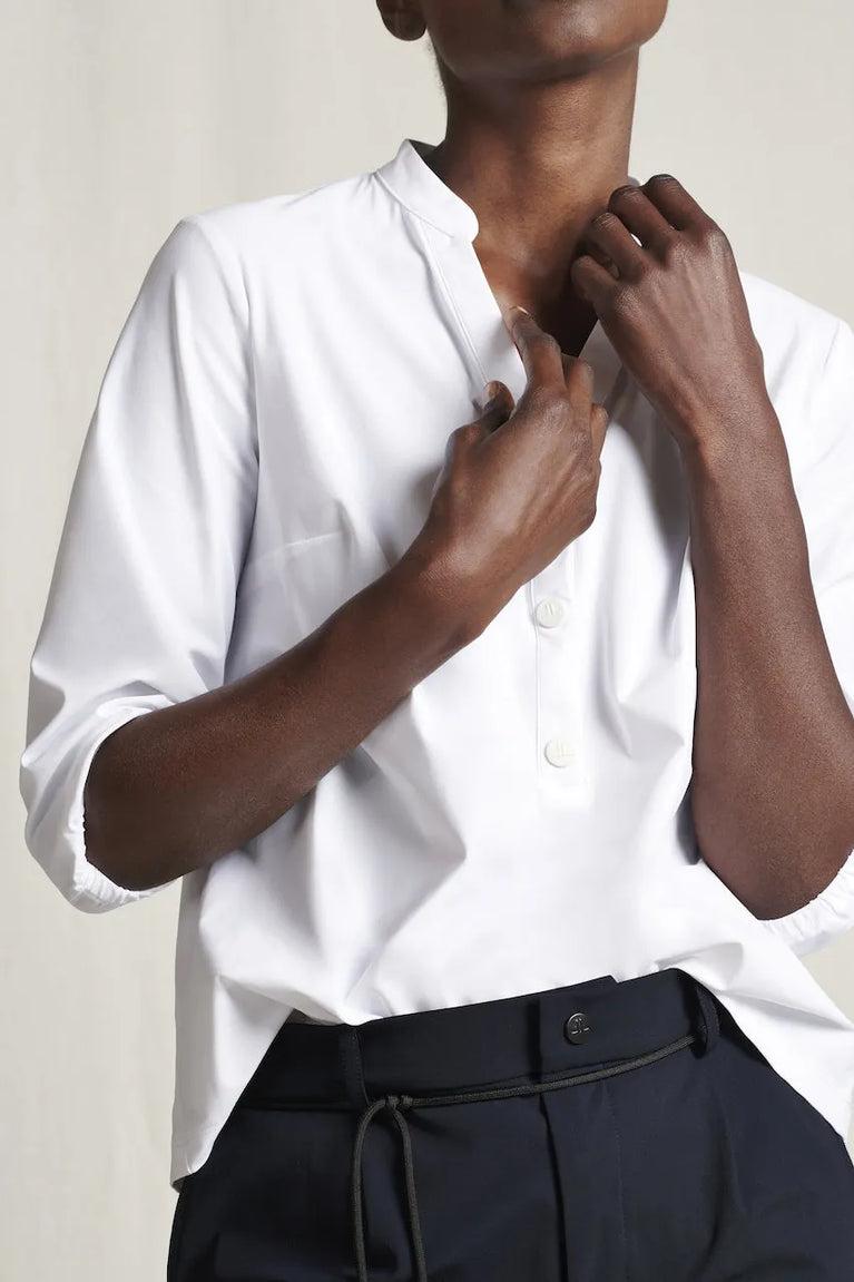 Jane Lushka Blouse Bella Technical Jersey White