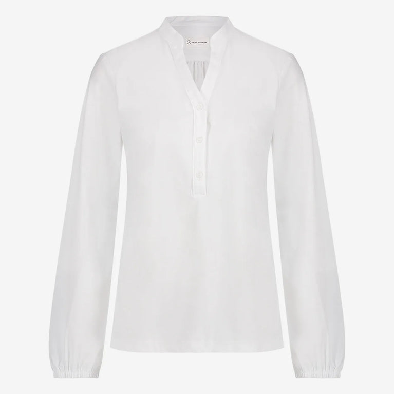 Jane Lushka Blouse Bella Technical Jersey White