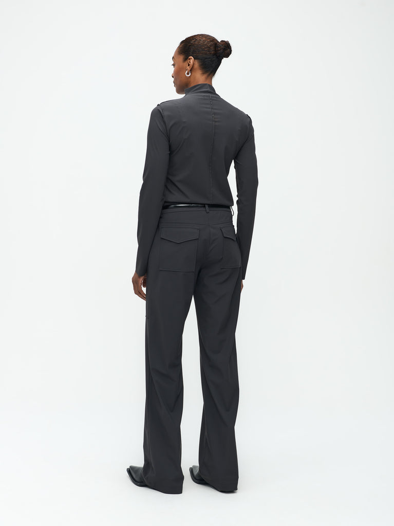 Jane Lushka Cady Pants Technical Jersey Dark Grey