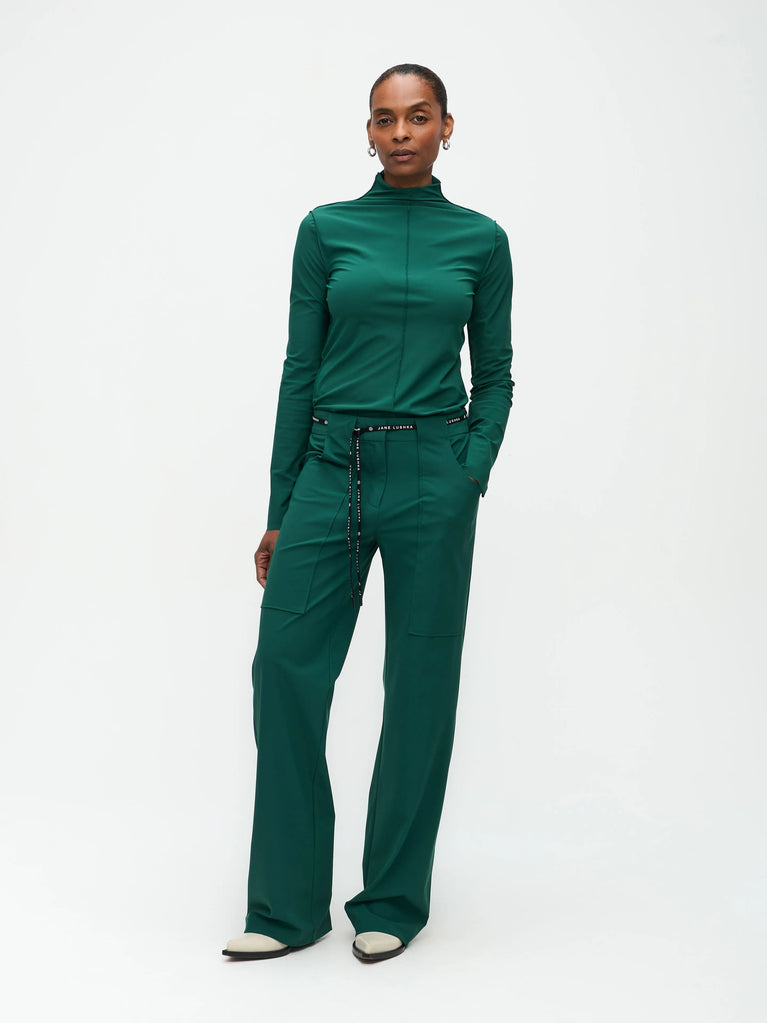 Jane Lushka Cady Pants Technical Jersey Green