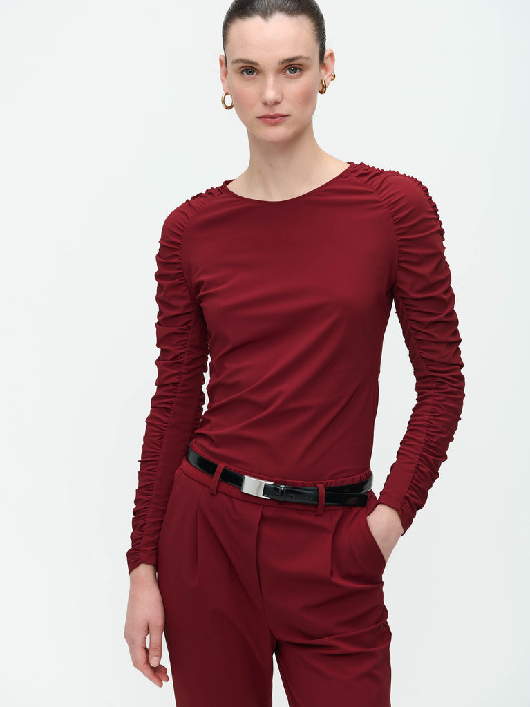 jane lushka Carlin Top Technical Jersey Amaranto