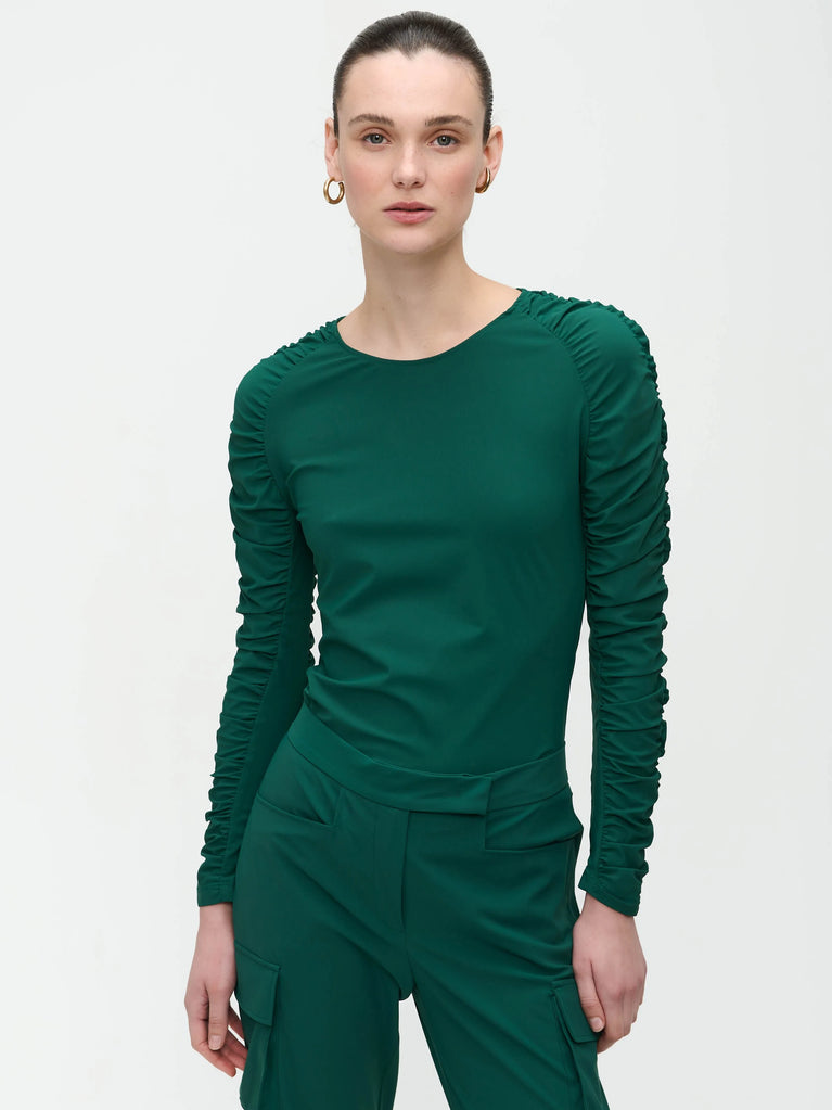 jane lushka Carlin Top Technical Jersey Green