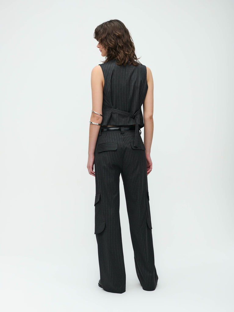 Jane Lushka City Vest Dark Grey