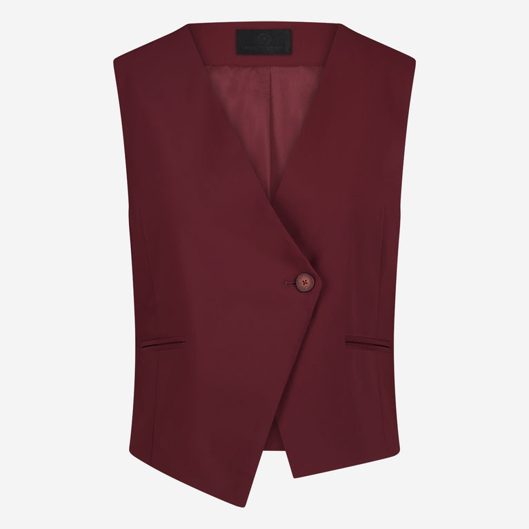 Jane Lushka City Vest Technical Jersey Amaranto