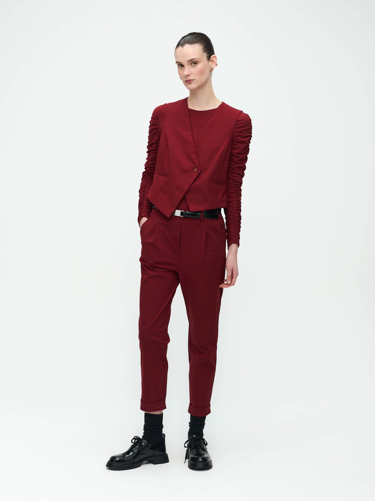 jane lushka City Vest Technical Jersey Amaranto