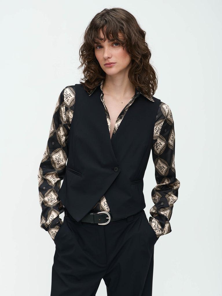 Jane Lushka City Vest Technical Jersey Black