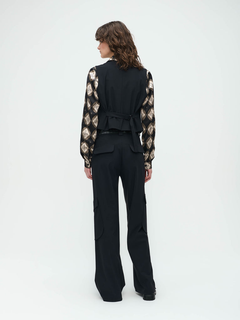 Jane Lushka City Vest Technical Jersey Black