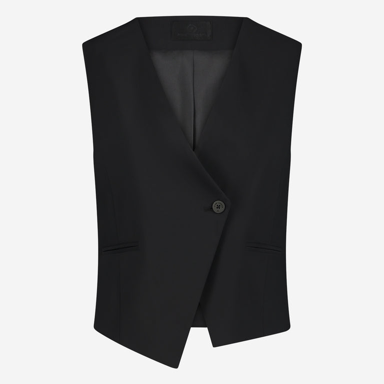 Jane Lushka City Vest Technical Jersey Black