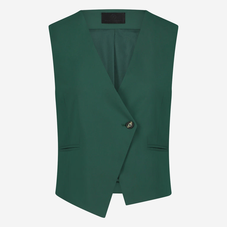 Jane Lushka City Vest Technical Jersey Green