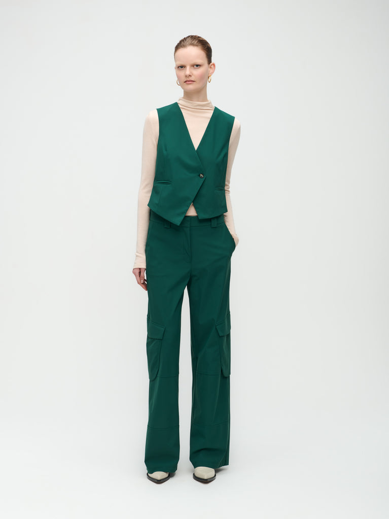 jane lushka City Vest Technical Jersey Green