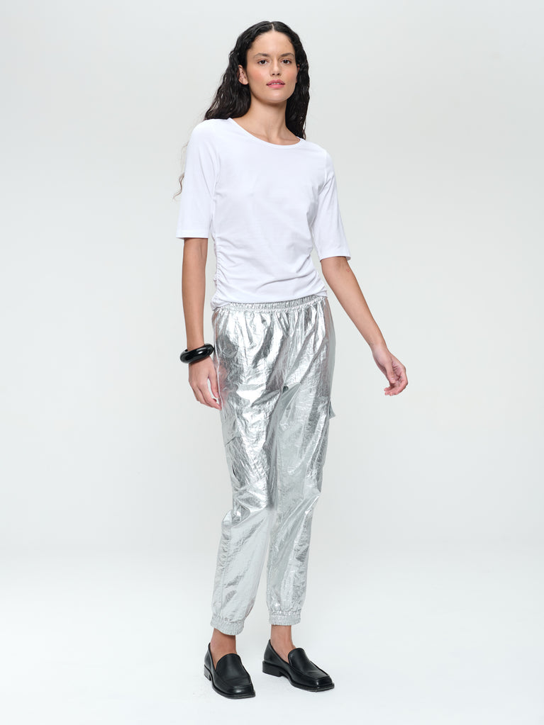 jane lushka Ciyve cotton elastene top White