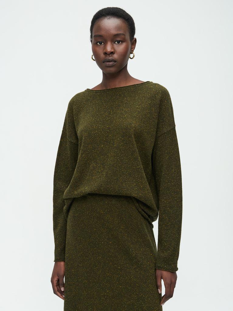 Jane Lushka Clay Winter Pullover Green