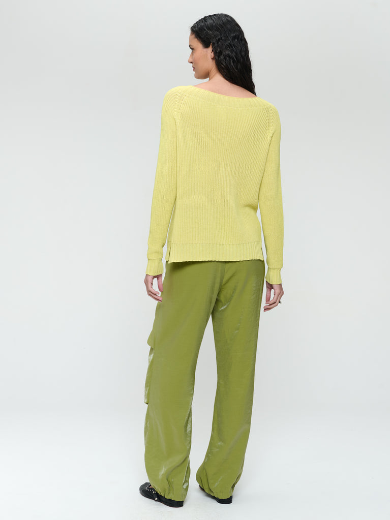 Jane Lushka Cotton Dayed Pullover EU 369 Lime