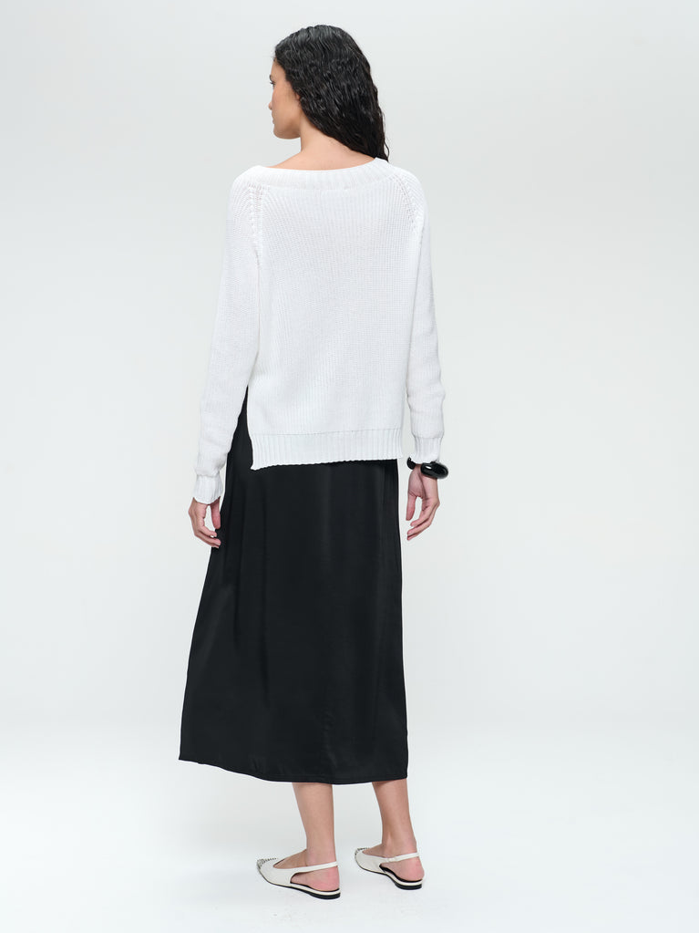 Jane Lushka Cotton Dayed Pullover EU 369 White