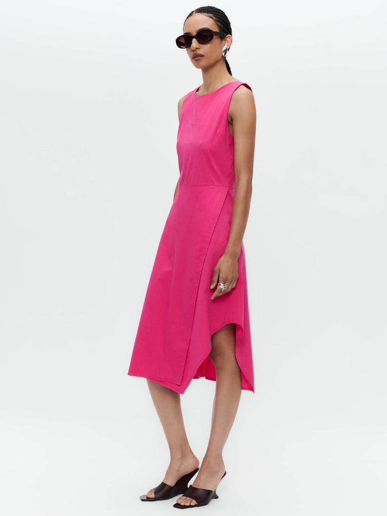 jane lushka Cotton dress T549 Fuxia