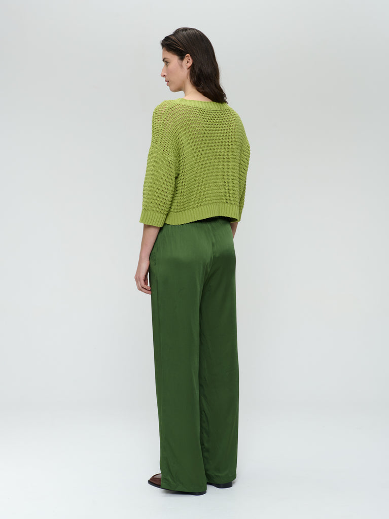 Jane Lushka Cotton Fibers Pullover 25019 Green