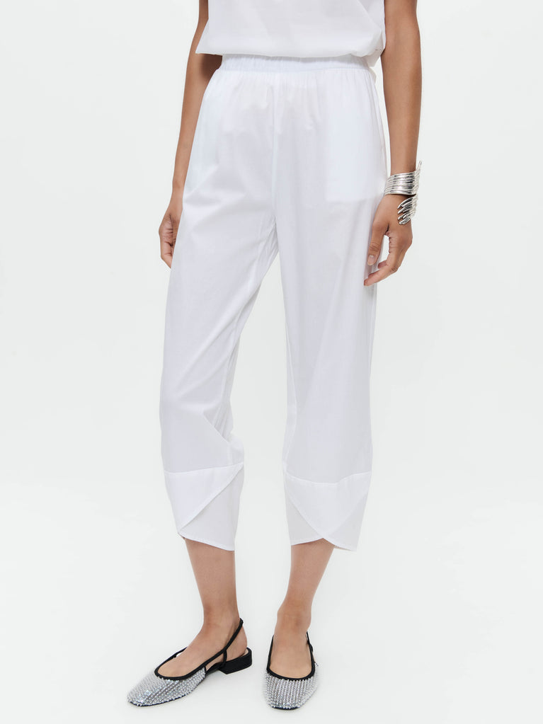 Jane Lushka Cotton Summer Pants T549 White