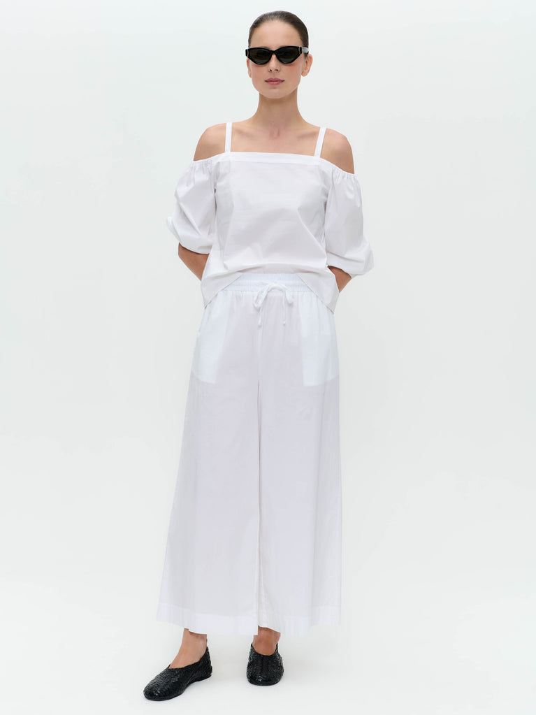 jane lushka Cotton summer pants White