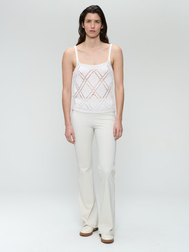 jane lushka Cotton summer top 9064 Off White