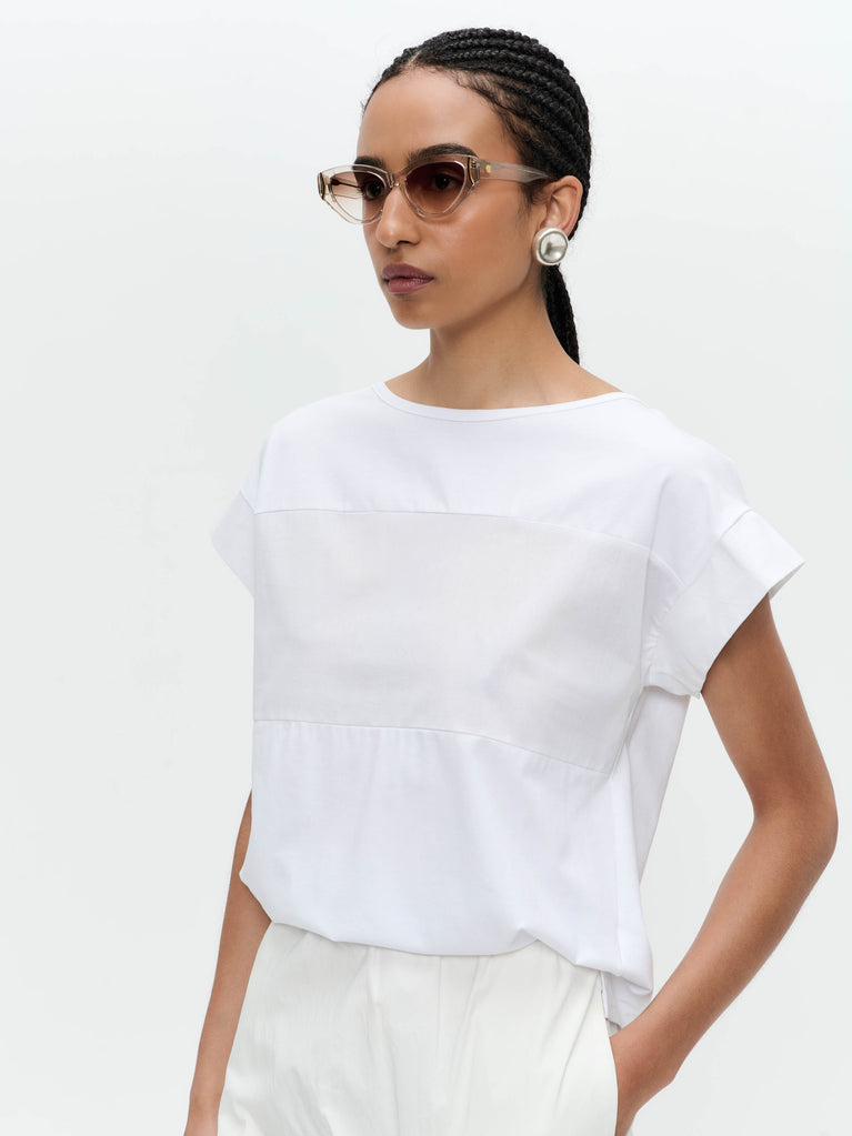 Jane Lushka Cotton Top T510 White