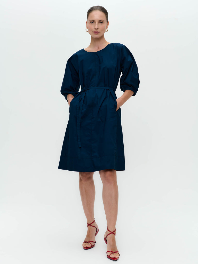 jane lushka Crisalide cotton dress Dark Blue