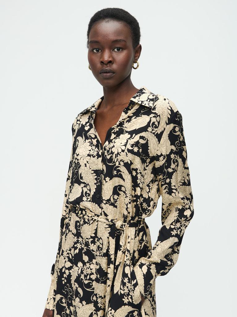 Jane Lushka Devitta Dress Black Beige