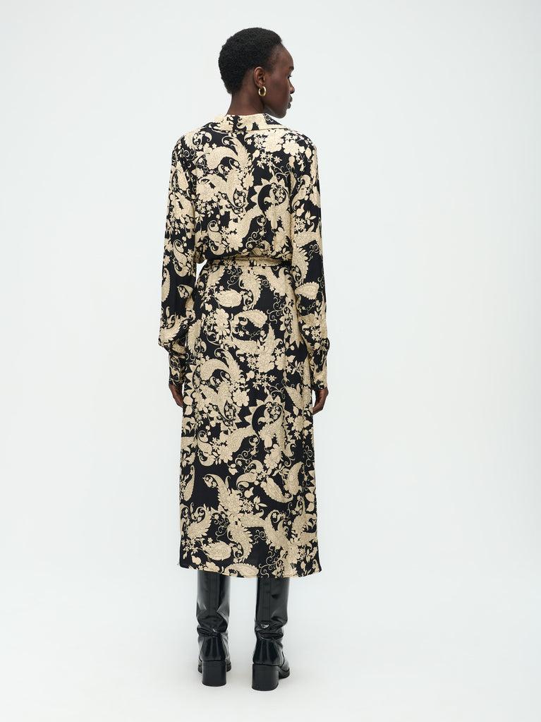 Jane Lushka Devitta Dress Black Beige