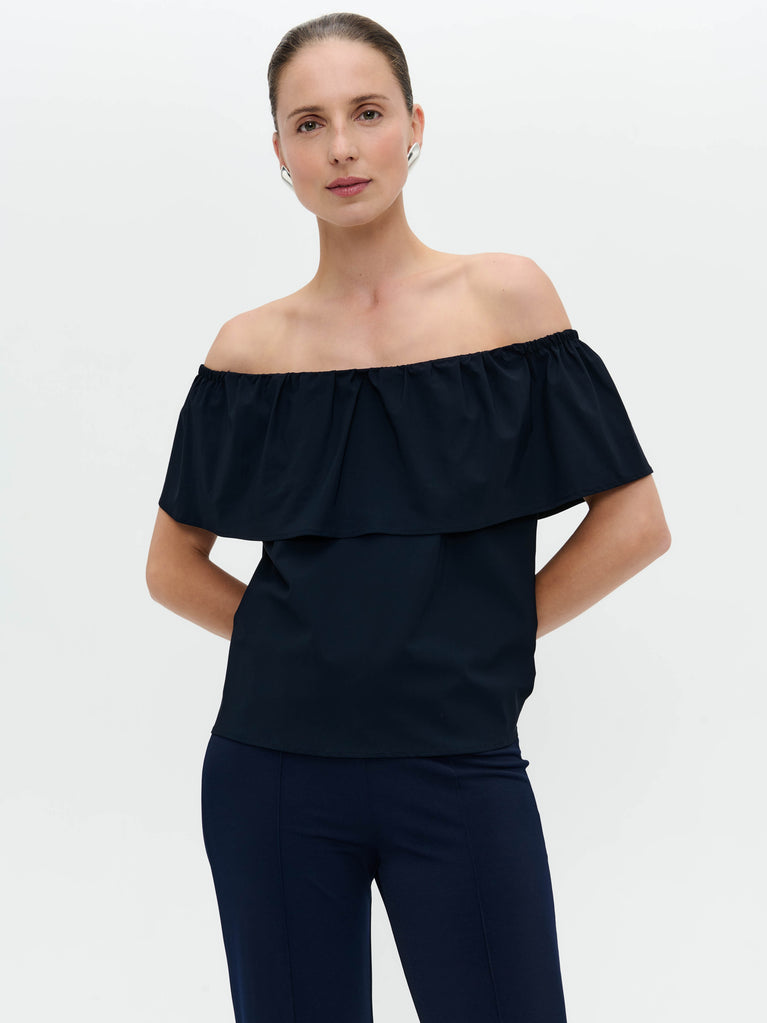 Jane Lushka Diane Top Technical Jersey Blue