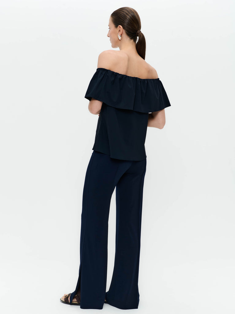 Jane Lushka Diane Top Technical Jersey Blue