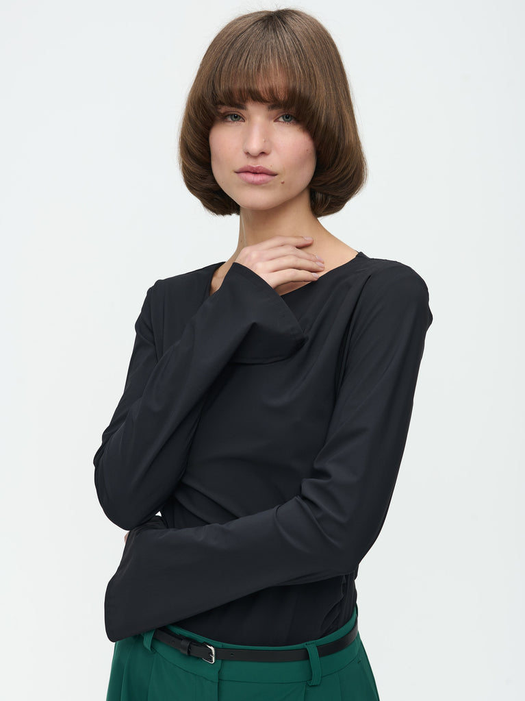 Jane Lushka Diva Top Technical Jersey Black