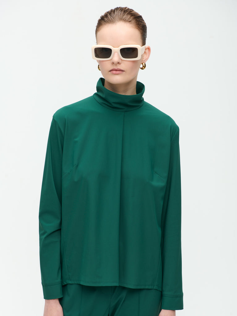 Jane Lushka Dolche Vita Top Technical Jersey Green