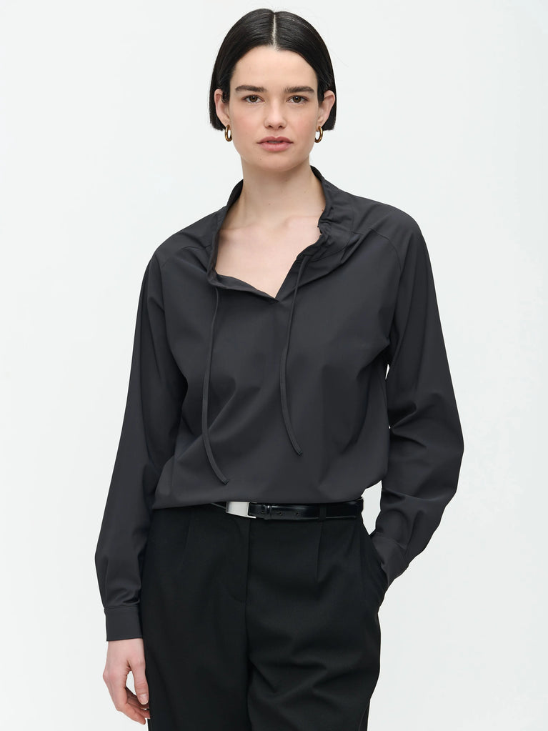 Jane Lushka Dora Top Technical Jersey Dark Grey