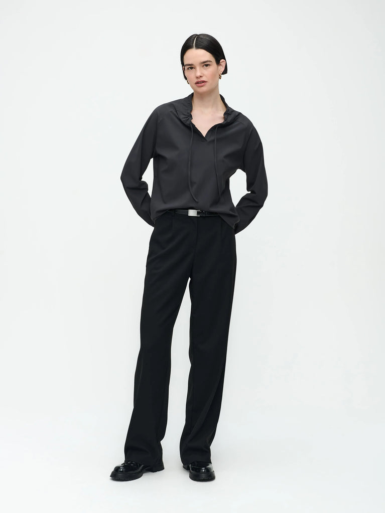 jane lushka Dora Top Technical Jersey Dark Grey