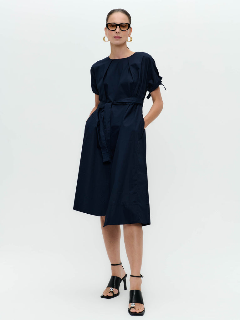 jane lushka Dress cotton blend Dark Blue