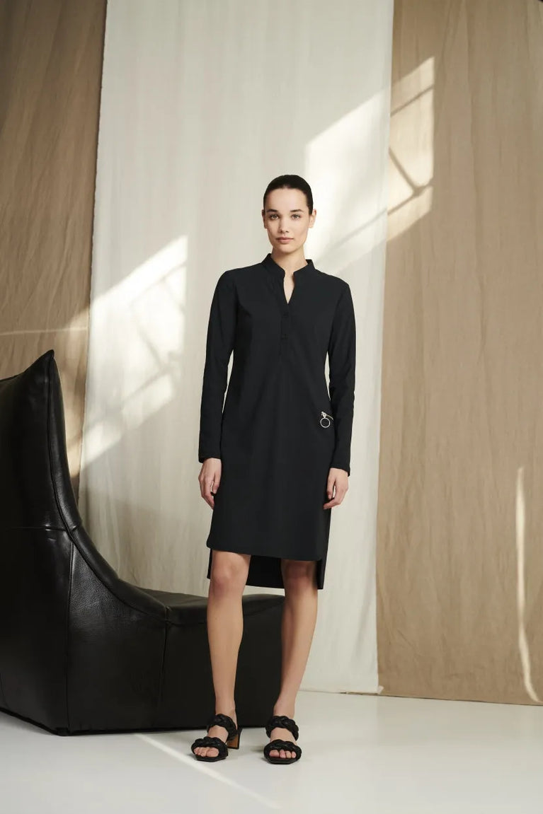 Jane Lushka Dress Eva Easy Wear Grigio Notte