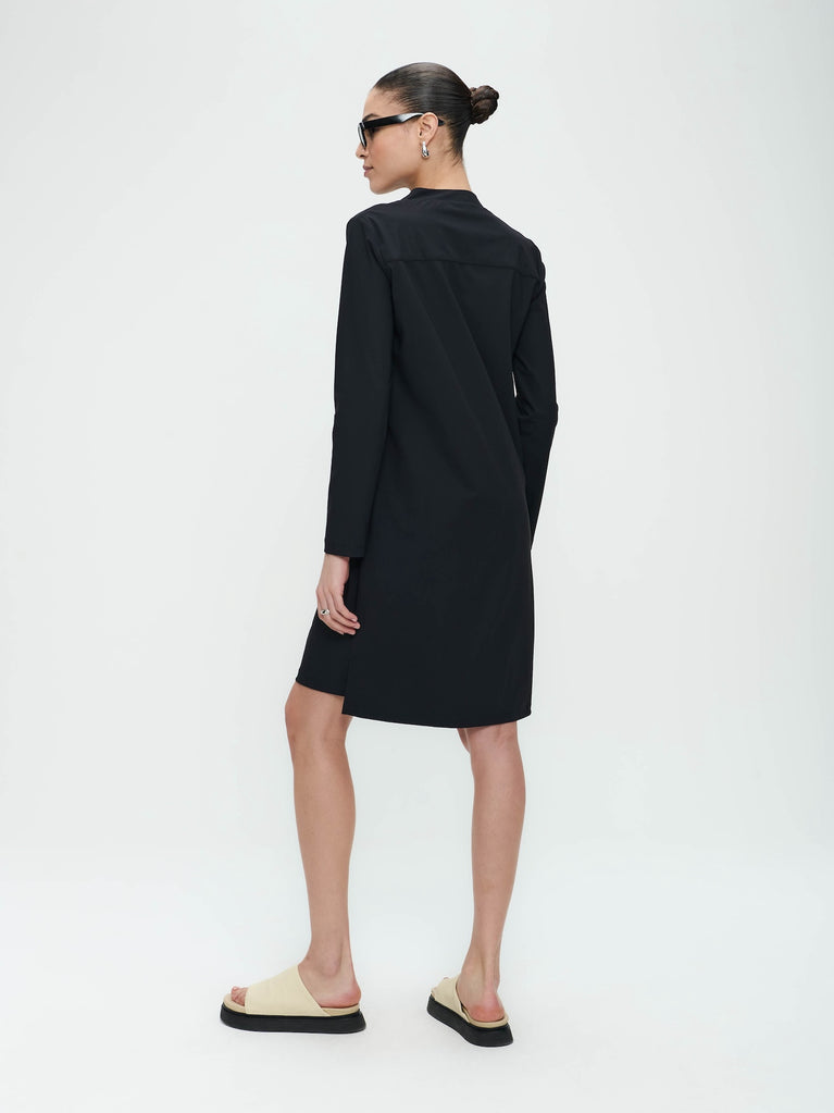 Jane Lushka Dress Kelly Technical Jersey Black