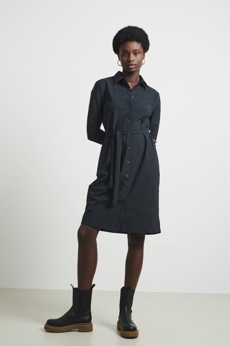 Jane Lushka Dress Nico Easy Wear Grigio Notte