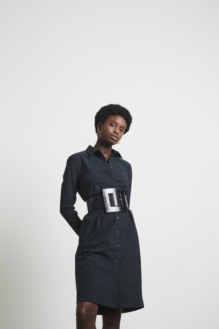 Jane Lushka Dress Nico Easy Wear Grigio Notte