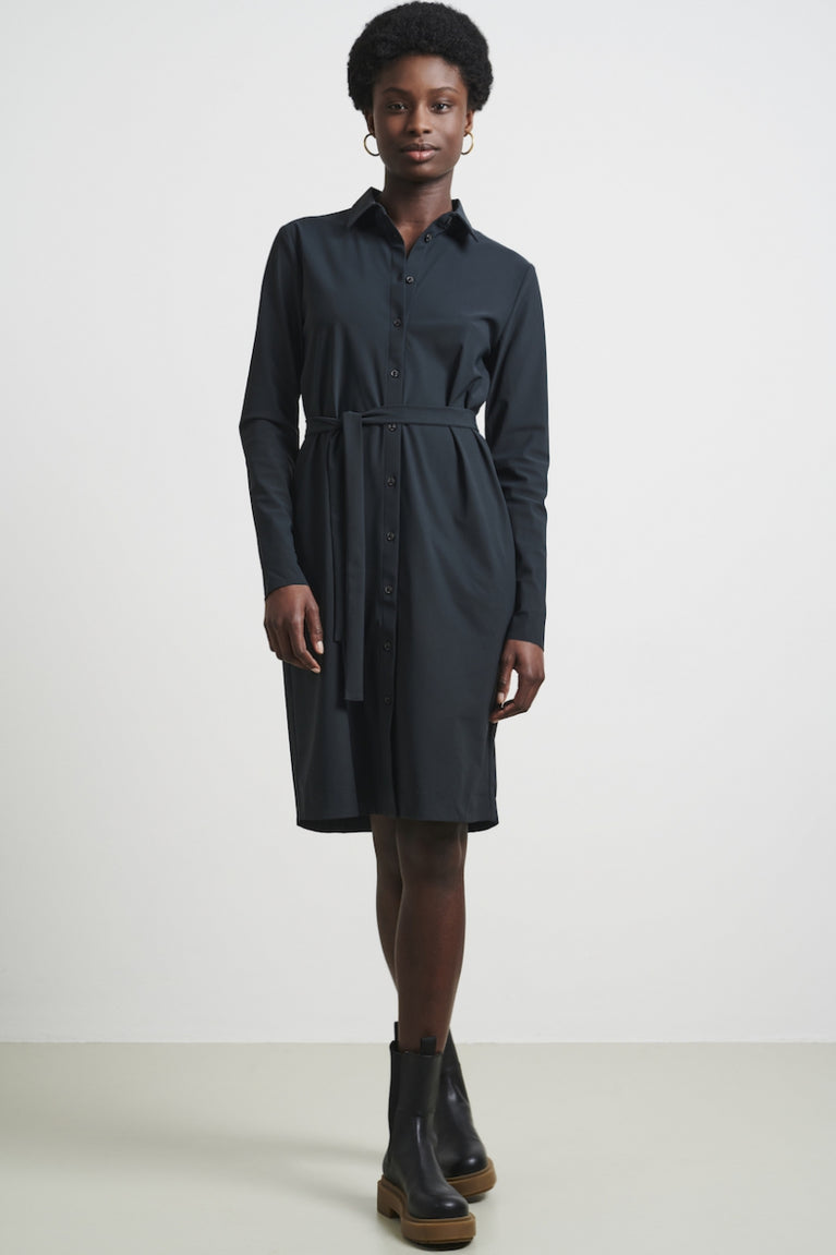 jane lushka Dress Nico easy wear Grigio Notte