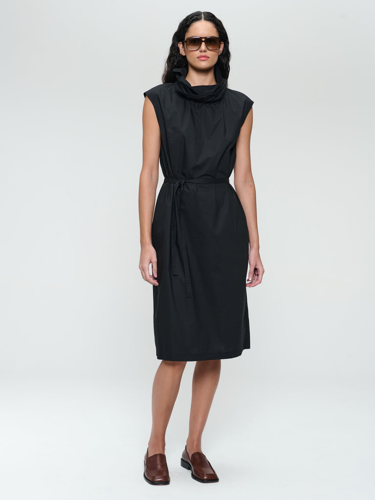 jane lushka Dress poplin cotton blend Black