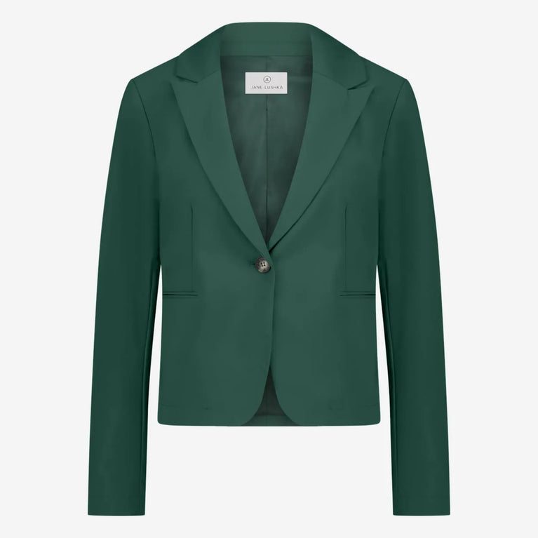 jane lushka Elvira Blazer Technical Jersey Green